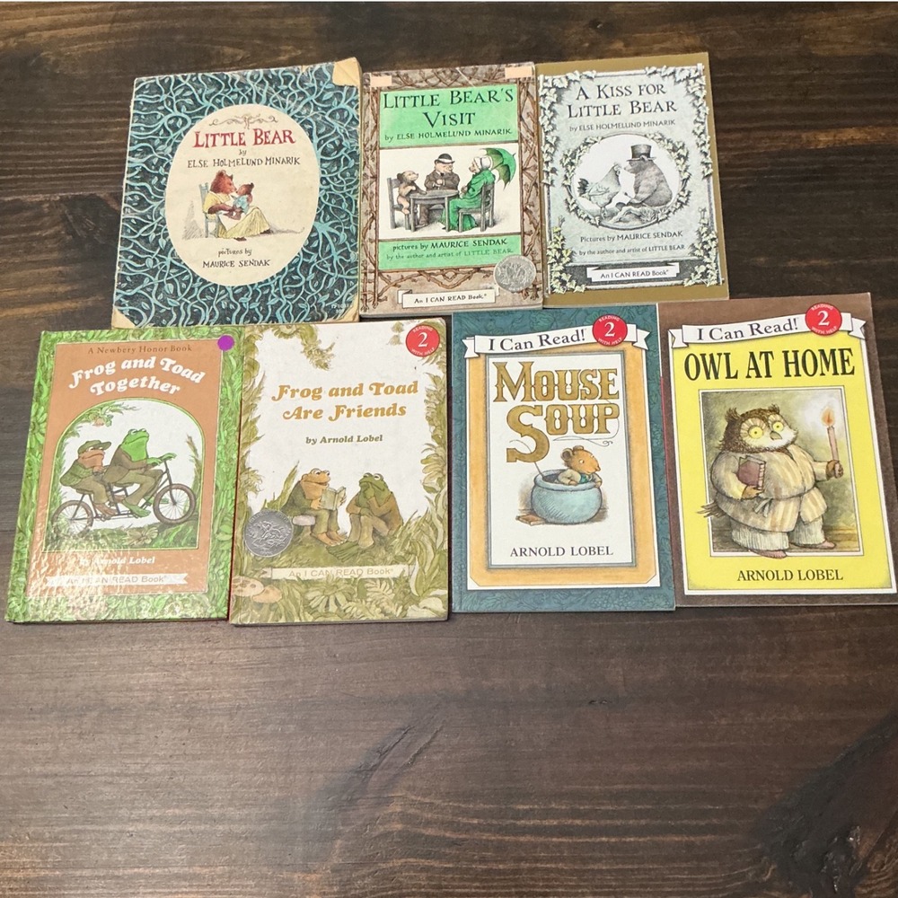 7 I Can Read Books Frog and Toad Little Bear Mouse Soup Owl at Home Arnold Lobel